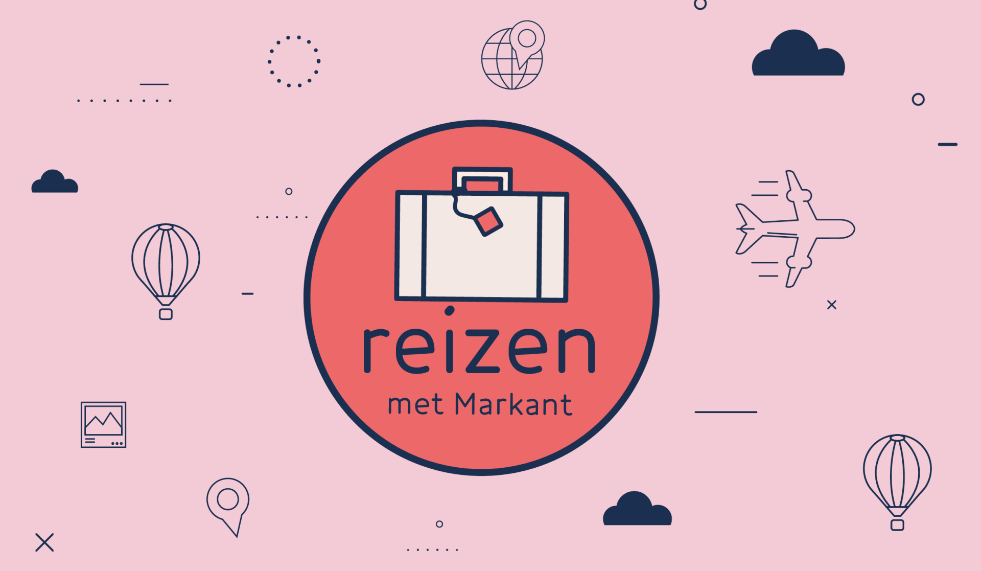 Website banner home page reizen met markant4