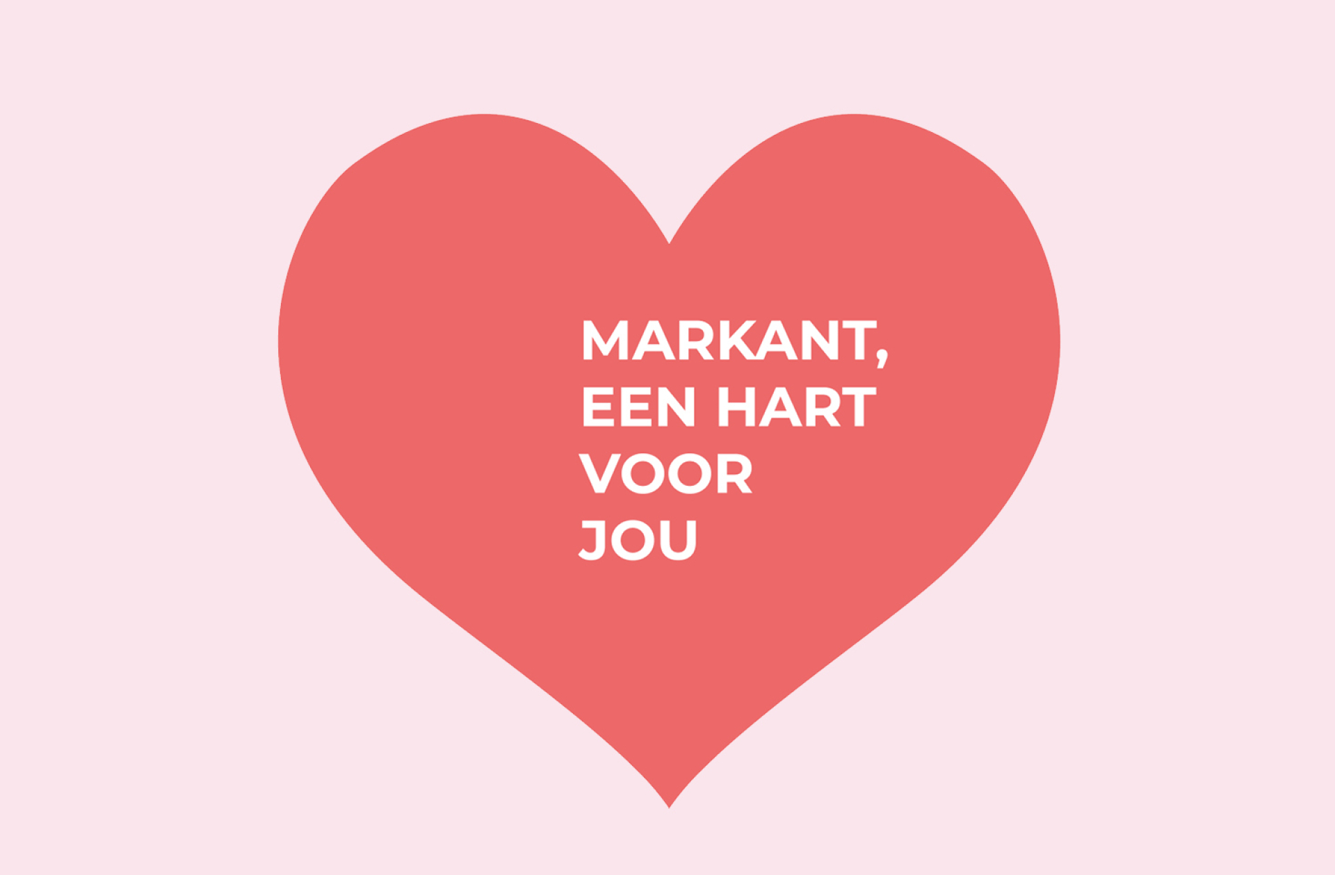 Illustratie Markant een hart voor jou