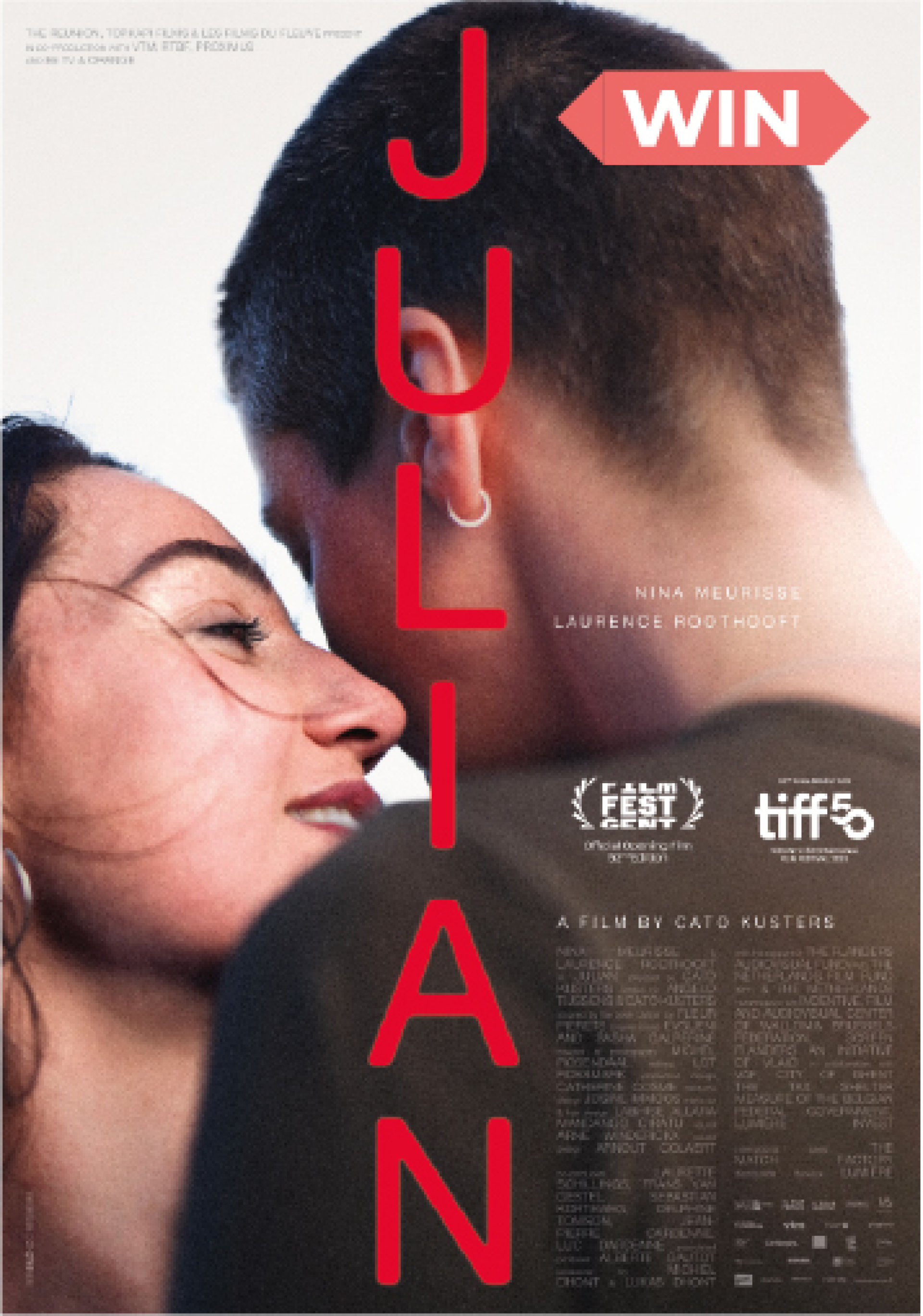 Markant nieuws oktober 2025 Julian Internationaal Filmfestival van Toronto Cato Kusters Pierre Raemdonck