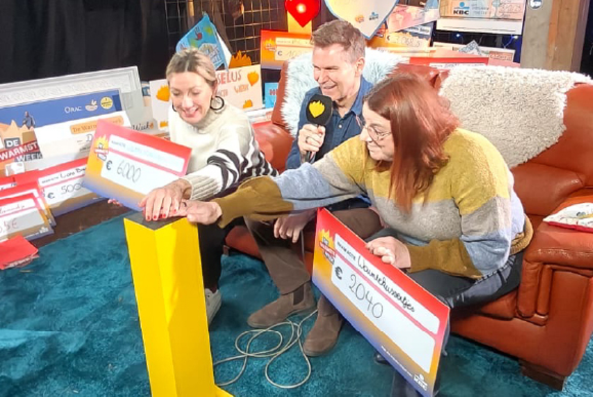 Vrouwennet de warmste week de knop warme wandelingen claire selis bedrag